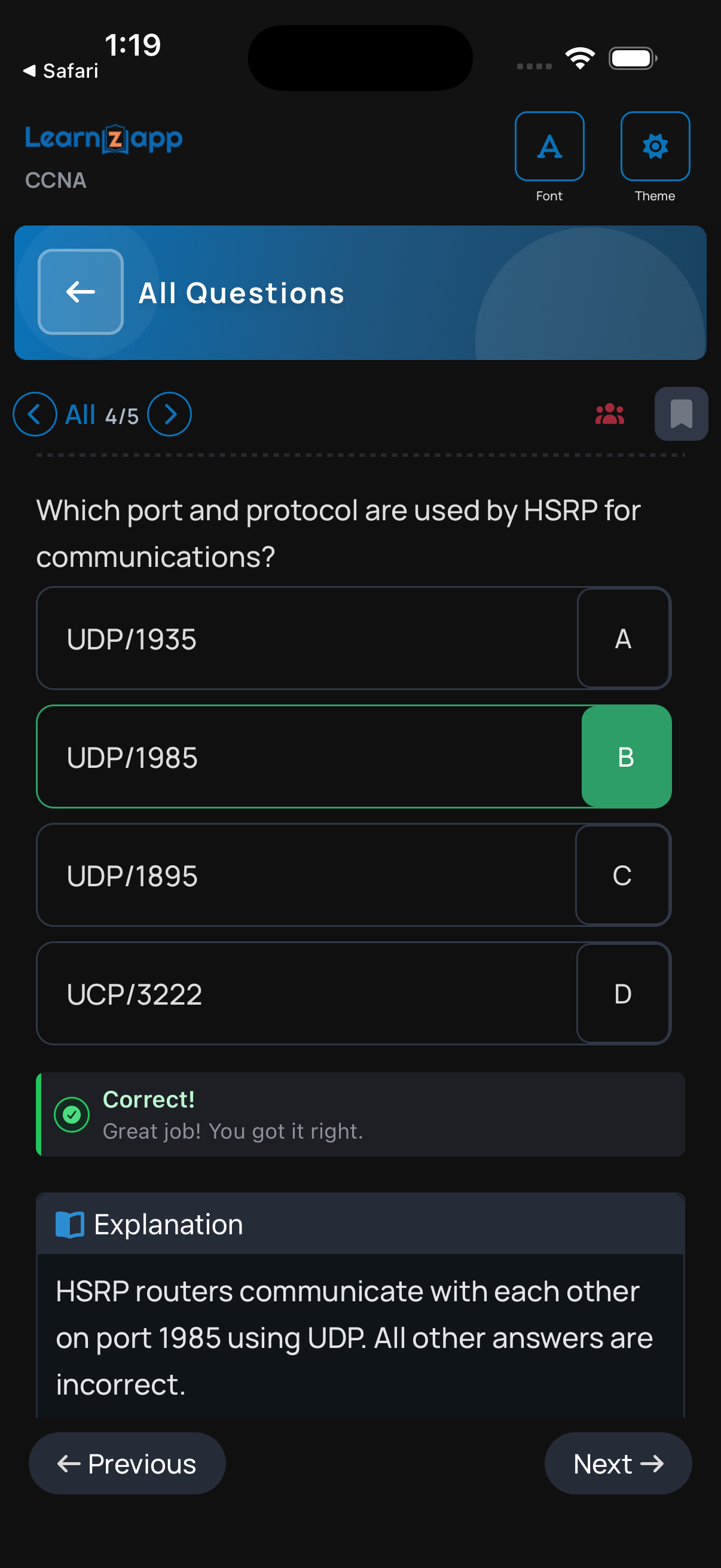 Detailed Answer Explanations
